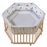 Roba parc b�b� cosiplay + tour de parc de protection  adam & eule  et 6 roues - h�tre bio