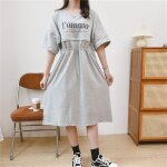 Robe d'allaitement en coton a col altero, pyjama a manches courtes, nouvelle 2023 Robe d'allaitement en coton a col altero, pyjama a manches courtes, nouvelle 2023
