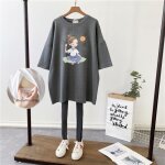Robe d'allaitement de longueur moyenne pour femme enceinte, t - shirt a manches courtes, vêtements de ... Robe d'allaitement de longueur moyenne pour femme enceinte, t - shirt a manches courtes, vêtements de ...