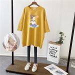 Robe d'allaitement de longueur moyenne pour femme enceinte, t - shirt a manches courtes, vêtements de ... Robe d'allaitement de longueur moyenne pour femme enceinte, t - shirt a manches courtes, vêtements de ...
