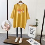 Robe d'allaitement de longueur moyenne pour femme enceinte, t - shirt a manches courtes, vêtements de ... Robe d'allaitement de longueur moyenne pour femme enceinte, t - shirt a manches courtes, vêtements de ...