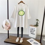 Robe d'allaitement de longueur moyenne pour femme enceinte, t - shirt a manches courtes, vêtements de ... Robe d'allaitement de longueur moyenne pour femme enceinte, t - shirt a manches courtes, vêtements de ...