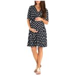 Robe d'allaitement une pièce pour femme, tenue d'été a pois imprimée, a la mode, a manches courtes, nouvelle ... Robe d'allaitement une pièce pour femme, tenue d'été a pois imprimée, a la mode, a manches courtes, nouvelle ...