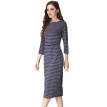 Robes d'allaitement de printemps a rayures pour femmes, vtements de grossesse, robe d'allaitement, livraison, ...