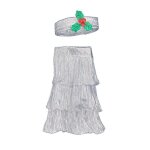 Robe et bandeau de nol pour filles, vtements elfes, faits pour fte de nol, cadeau d5qa