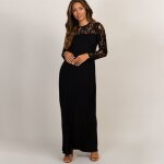 Robe de grossesse en dentelle a manches longues pour femme enceinte, vêtements d'allaitement, tenue educative, ... Robe de grossesse en dentelle a manches longues pour femme enceinte, vêtements d'allaitement, tenue educative, ...