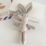 Robe lapin en peluche, animal en peluche, porte - cl�s, jouet de f�te pour enfants, bouquet, poup�es ...