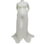 Robes maxi maternité en dentelle extensible, costume d'accessoires photographie pour femmes enceintes ... Robes maxi maternité en dentelle extensible, costume d'accessoires photographie pour femmes enceintes ...