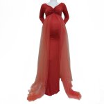 Robes maxi maternité en dentelle extensible, costume d'accessoires photographie pour femmes enceintes ... Robes maxi maternité en dentelle extensible, costume d'accessoires photographie pour femmes enceintes ...