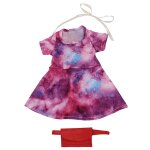 Robe de poupe pour filles, ensemble de 3 pices de 18 pouces, sac a vtements pour poupe amricaine ...