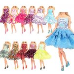 Robe de poupée a talons hauts pour filles, 15 pièces, accessoires de maison de poupée, vêtements de poupée ... Robe de poupée a talons hauts pour filles, 15 pièces, accessoires de maison de poupée, vêtements de poupée ...