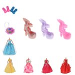 Robe de poupée, vêtements a la mode, tenue quotidienne, jupe de fête, cosmétiques, fard a paupières, ... Robe de poupée, vêtements a la mode, tenue quotidienne, jupe de fête, cosmétiques, fard a paupières, ...