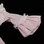 Robe de princesse rose pour poup�es, 1:3, v�tements faits a la main pour poup�es dollfie