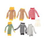 Robe pull longue a rayures pour poup�e 1 / 6, v�tements d'hiver, accessoires de 30cm, 1 pi�ce
