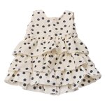 Robe de soire sans manches pour poupe bb 18 pouces, vtements d'et a la mode