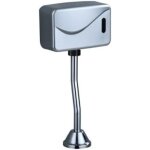 Robinet de chasse d'eau automatique hasaller, fixation murale, capteur infrarouge sans contact, dc 6 ...