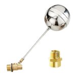 Robinet a flotteur fileté 3 / 4 po et connecteur de tuyau en laiton robinet a flotteur flottant réservoir ... Robinet a flotteur fileté 3 / 4 po et connecteur de tuyau en laiton robinet a flotteur flottant réservoir ...
