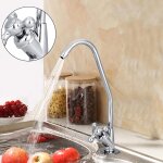 Robinet osmoseur 1 / 4, 28 cm robinet d'eau potable a col de cygne, robinets purificateur d'eau ro de ... Robinet osmoseur 1 / 4, 28 cm robinet d'eau potable a col de cygne, robinets purificateur d'eau ro de ...
