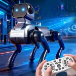 Robot chien intelligent t�l�command� 2, 4 ghz avec commande vocale usb - c 40 min yonis