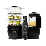 Robot culinaire multifonctions nutribaby + xl mineral black