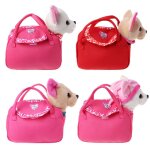 Robot electronique a fermeture eclair pour enfants, jouet interactif avec sac, chien, chant, marche, ...