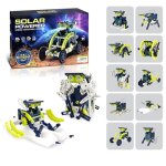 Robot a energie solaire, blocs de construction avec 12 formes d'assemblage, jeu de construction, jouet ... Robot a energie solaire, blocs de construction avec 12 formes d'assemblage, jeu de construction, jouet ...