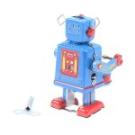 Robot jouet vintage a collectionner pour gar�ons et enfants, cadeau de no�l, r�tro, jouet g�ant a enrouler, ...
