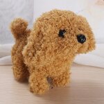 Robot en peluche multifonction pour animal de compagnie, simulation intelligente, peut remuer / aboyer ...