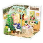 Robotime dw013b maison miniature et coin livre diy maison miniature bricol�e - robotime