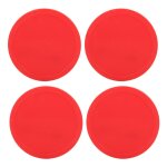 Rondelles de hockey sur glace  air en plastique, 4 pices remplaables pour quipement de jeu de tables ...