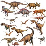 Roommates stickers muraux repositionnables enfant dinosaures Roommates stickers muraux repositionnables enfant dinosaures