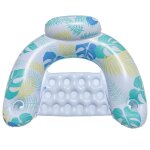 Rooxin - lit de flotteur gonflable, boue de natation, matelas a air pour piscine, lit de couchage, chaise ...