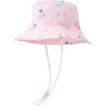 Rose - 1pc, circonfrence de la tte 50cm, chapeau bob pour bb chapeau de soleil d't unisexe en coton ...