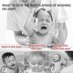 (rose)prot�ger l'oreille et yeux des enfant, visi�re de douche de b�b� bonnet r�glable, silicone prot�ge, ...