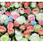 Roses, rideau imprim 280x245 cm, 2 parts