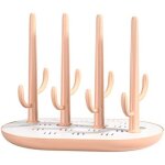 (rose)s�choir pour biberons de b�b� biberons cactus egouttoir design s�choir pour bouteilles et accessoires, ...