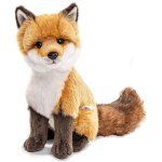 Rotfuchs classique27 cm (hauteur)renard, animal de la fortpeluche, marron, blanc, hw - 79025