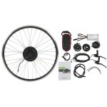 Roue arrire 500 w 48 v moteur de moyeu kit de conversion de vlo lectrique cassette d'entranement ...