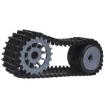 Roue de chargement de réservoir a chenilles en plastique, robot, châssis de voiture, kit d'assemblage ... Roue de chargement de réservoir a chenilles en plastique, robot, châssis de voiture, kit d'assemblage ...