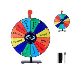 Roue de la fortune a 12 emplacements avec support pour jeux et ev�nements