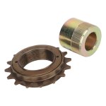 Roue libre 16t avec adaptateur de 20 mm, kit d'adaptateur de volant d'inertie léger et facile à installer ... Roue libre 16t avec adaptateur de 20 mm, kit d'adaptateur de volant d'inertie léger et facile à installer ...