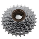 Roue libre 7 vitesses 13 - 28t volant filet pour vlo volant rotatif en acier argent pour vlos de ...