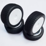 Roues en plastique rc pour wltoys 144001, 4 pi�ces, pneus pour v�hicules tout - terrain, bricolage modifi� ...