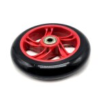 Roue en polyurthane de 5 pouces avec moyeu en plastique roue sans inflation rsistante a l'usure de ...