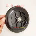 Roues a roulettes de 5. 5 pouces de 140mm, pour trottinette electrique, chariot de voiture pour bb, ...