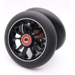 Roue scooter pro 110mm avec roulements abec 9, 2 pieces pour scooters mgp razor lucky