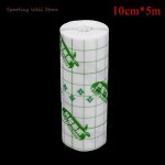 Rouleau de 5m de film en tissu non tiss�, ruban adh�sif transparent imperm�able, pl�tre m�dical, bande ...