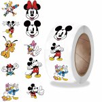 Rouleau d'autocollants mickey alien défilement y2k, 500 pièces, papeterie a la mode pour carnet de notes ... Rouleau d'autocollants mickey alien défilement y2k, 500 pièces, papeterie a la mode pour carnet de notes ...