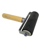 Rouleau d'impression en caoutchouc, bloc de bois, rouleau de brique en caoutchouc dur de luxe, cadre ...
