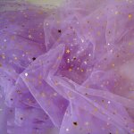 Rouleau de tulle pour echarpes de chaise, etoile et lune, organza cristal, tissu en fil transparent, ... Rouleau de tulle pour echarpes de chaise, etoile et lune, organza cristal, tissu en fil transparent, ...